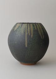 Large Orb Vase in Lichen - Victoria Morris